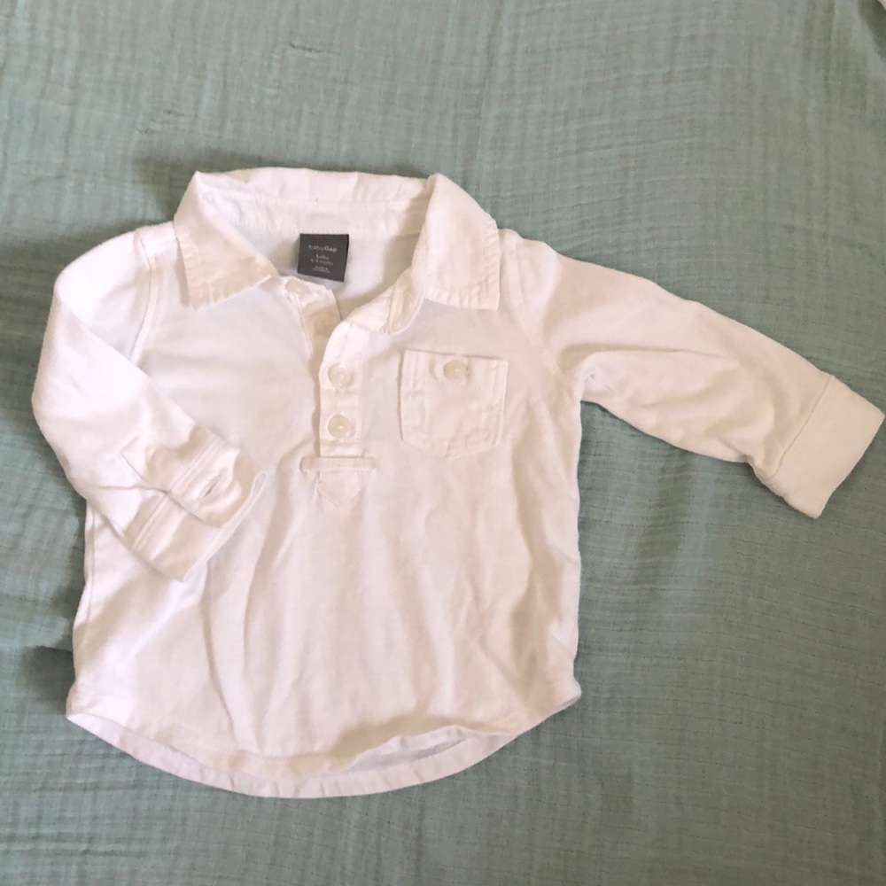 Infant long-sleeved Gap polo